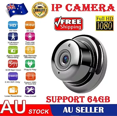 Mini 1080P HD Wireless Hidden Spy Camera Wifi IP Home Security DVR Night Vision • $37.99