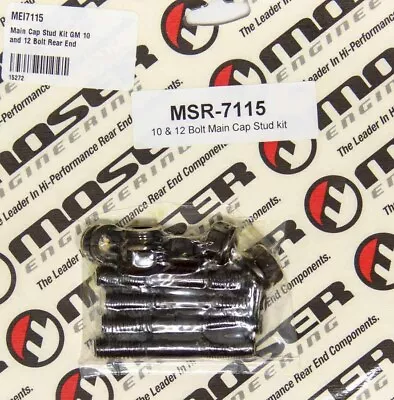 Main Cap Stud Kit GM 10 And 12 Bolt Rear End MOSER ENGINEERING 7115 • $64.41