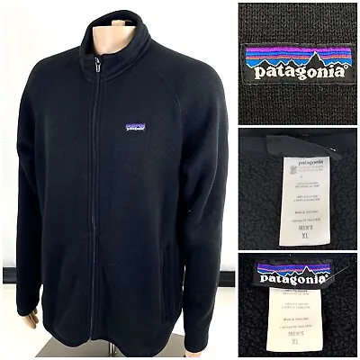 Patagonia Fleece Mens Size XL Black Better Sweater Jacket Jumper Sweatshirt • $95