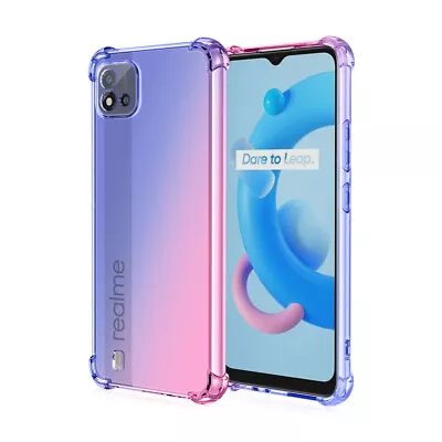 For Oppo A58 A78 5G A57 A77 A53S Shockproof Gradient TPU Thin Back Case Cover • $14.49