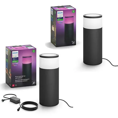$455 • Buy Philips Hue Outdoor Pedestal Kit W/ Extension Colour Ambiance LED Light/Lighting