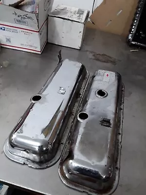 1968 1969 Corvette Camaro Big Block Chevy 427 Valve Covers Chrome  GM OEM • $155