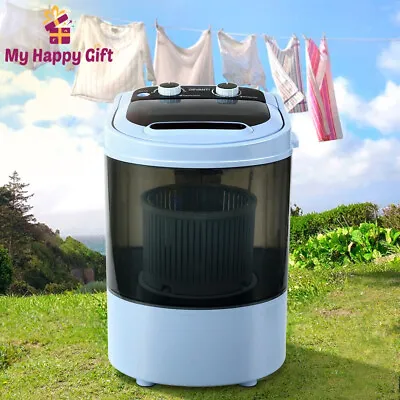 Devanti 3KG Mini Portable Washing Machine Shoes Wash Top Load Spin Camp Caravan • $85.15
