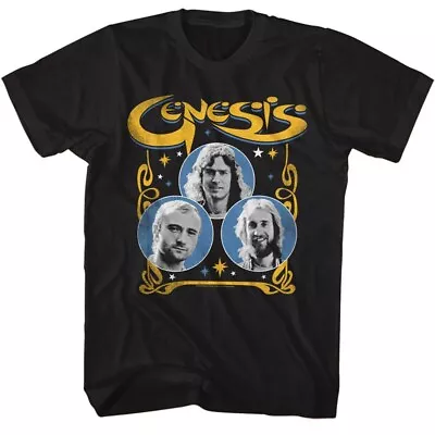 Vtg Members Of Genesis Band Cotton Black Full Size Unisex Tee Shirt MM1290 • $18.99