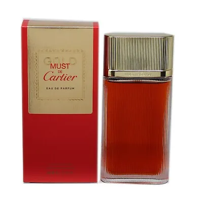 Cartier Must De Cartier Gold Eau De Parfum Spray 100 Ml/3.3 Fl.oz. • $199.50