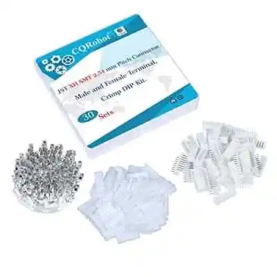 30Sets /300 Pieces JST XH SMT Pitch 2.54mm 8 Pin Connector Plug Male Female Kit • £6.99