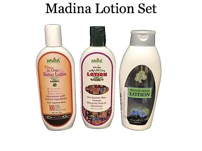 Madina Body Butter Lotion Set - Shea Butter Mango Butter Cocoa Butter Black Seed • $24.99