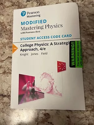 Modified Mastering Physics College Physics • $84.99