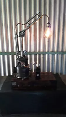 Vintage Steampunk Table Lamp • $300