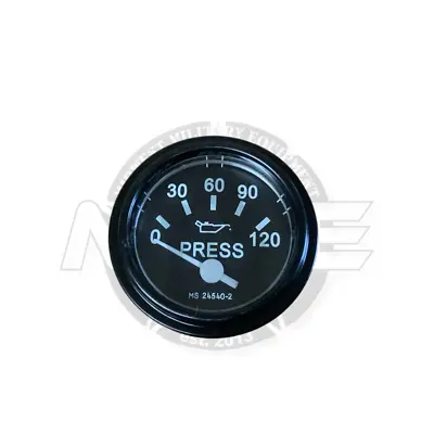 Black Oil Gauge 120PSI MS24540-2 M-Series Military Truck HMMWV M35 M939 • $54.99