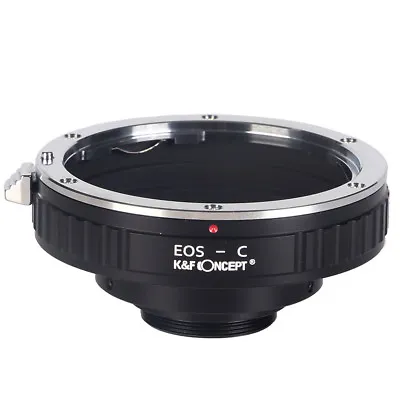 K&F Concept Lens Adapter For Canon EOS EF EF-S Mount Lens To C Cine CCTV Cameras • £53.99