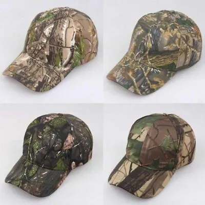 Visor Hunting Camouflage  Men Baseball Cap Military Tactics Army Sun Hat Camo • £5.23