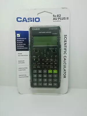 Casio Calculator Fx-82 AU PLUS II 2nd Edition Scientific Calculator Brand New  • $29.99