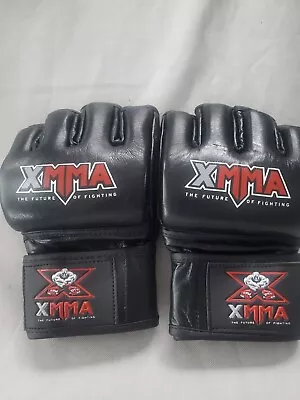 XMMA-Mixed Martial Arts Gloves With Wrist Strap Size Medium With Durable LEATHER • $10