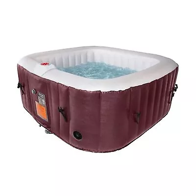 #WEJOY 2-3 Person Inflatable Square Hot Tub 61X61X26 Inch Air Jet Spa Portabl... • $877.81