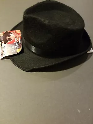 NEW Michael Jackson Billie Jean Style Black Fedora Hat Cosplay Child 50% Off • $7.99