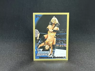 2010 Michelle Mccool /50 GOLD Parallel WWE Topps Wrestling Card #12 • $12