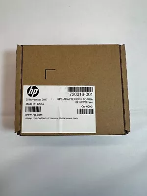 HP DVI-I To VGA Adapter BFR/PVC Free 209815-003 720216-001 • $5