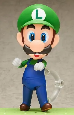 Good Smile Super Mario Bros Nendoroid Luigi Figure 393 Brand New Factory Sealed! • $34.99
