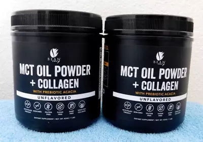 2 Bean Envy MCT Oil Powder Collagen Prebiotic Acacia Unflavored 450g 2 Lb Lot • $36