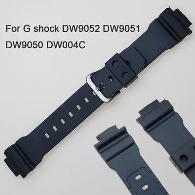 Sports Silicone Watch WristBand For C-asio G Shock DW9052 DW9051 DW9050 DW004C • $8.46