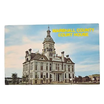 Postcard Marshalltown Iowa Marshall County Court House Chrome Unposted • $6.43