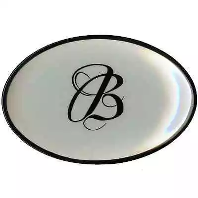 Mud Pie Soap Dish Letter B Initial Monogram Coin Trinket Holder 5.5x3.75x.75  • $12