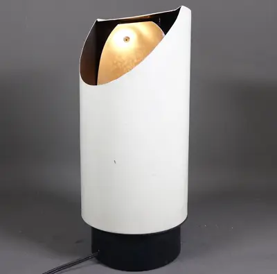 Vintage Gerald Thurston White Canister Reflector MCM Lamp By Lightolier • $199.99
