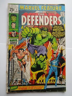 1971 Marvel Feature Defenders  Issue #1 Comic Book-Lower Grade • $39.99