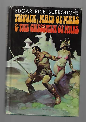 E R Burroughs Thuvia Maid Of Mars & The Chessmen Of Mars HC Frazetta Illust./DJ • $12.99