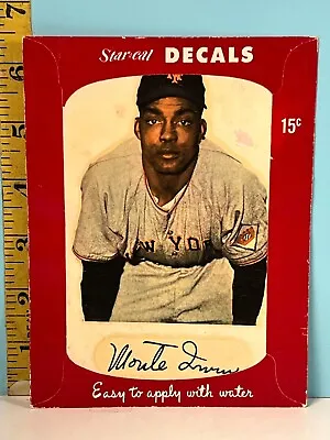 1952 Star-Cal Decals Monte Irvin New York Giants • $450