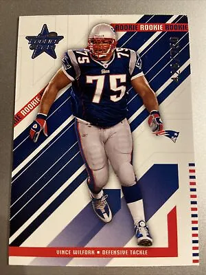 2004 Leaf Rookies And Stars #246 Vince Wilfork RC Rookie Card #d /750 READ • $9.99