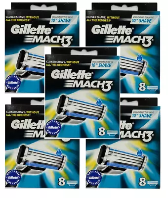 Mach3 Refill Cartridge Razor Blades For Mach 3 40 Count • $47.60