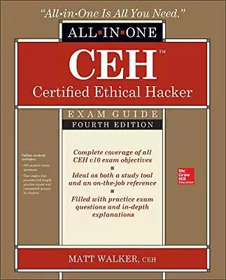 CEH Certified Ethical Hacker All-in-On... Walker Matt • £8.35