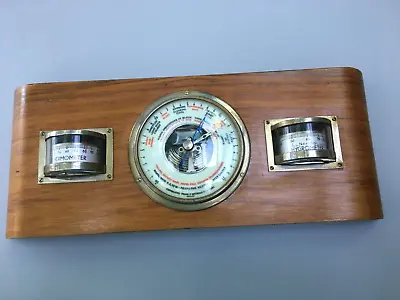 Vintage Lufft Weather Station Barometer Thermosmeter Hydrometer Frank A Watrous • $39