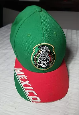 2014 Adidas Mexico Fifa World Cup Brazil Snap Back Hat One Size • $17.49