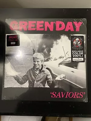 Green Day Saviors LP Vinyl Record 1-2-3-4 Go! Records Baby Pink 1/1000 Numbered • $59.99