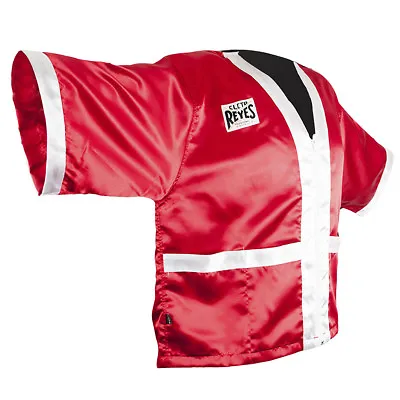 Cleto Reyes Corner Staff Satin Boxing Robe - Red/White • $36.95