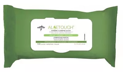 Medline Aloetouch Personal Cleansing Wipes 100 Count - MSC263854H • $7.19