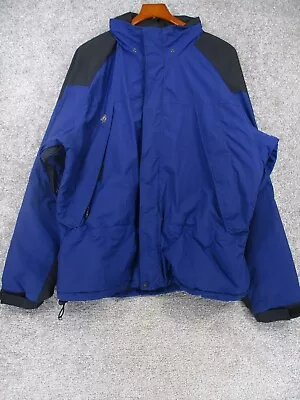 Vintage Mountain Hardwear Shell Zip Up Jacket Mens Xl Blue Ski  • $33.74