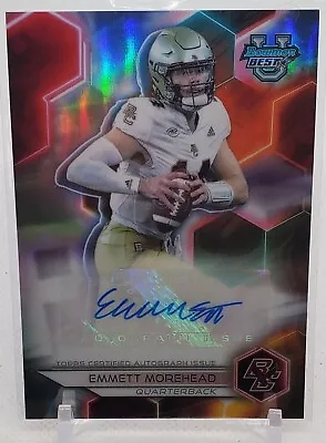 Emmett Morehead Auto 2023 Bowman U Best BOA-EM Boston College Eagles • $13