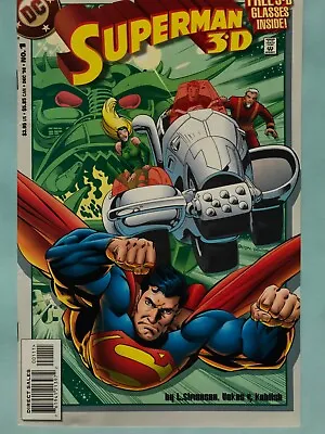 Superman 3D #1 3-D Glasses Included 1998 DC Comic M/NM • $25