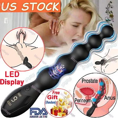 Vibrating Anal Plug Dildo Male Prostate Massager Vibrator Sex Toys For Men Women • $19.99