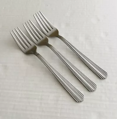 Heritage Mint 18-0 Stainless Imperial 3 Salad Forks Glossy • $18