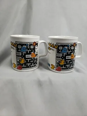 Bundle Of 2 VINTAGE 1980'S PACMAN Coffe Mugs • $19.99