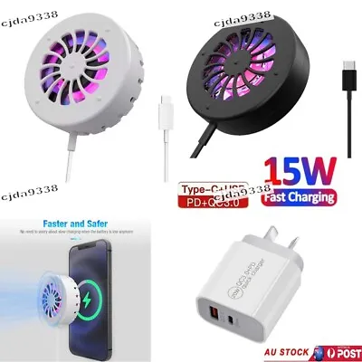 Wireless Fast Charger Magsafe 15W With Cooling Fan For IPhone Apple 14 13 12 Pro • $25.99