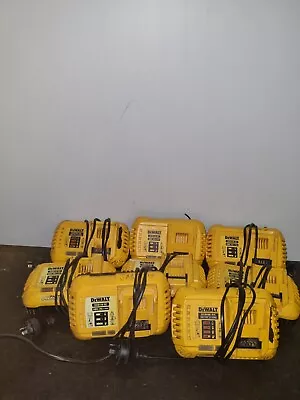 8 X DeWalt FAST CHARGER- DCB118-XE  NOT WORKING   • $40