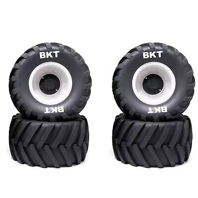 173mm Wheels Tires 17mm Hub For 1/8 LOSI USA-1 RC Bigfoot Monster Truck White • $105.99