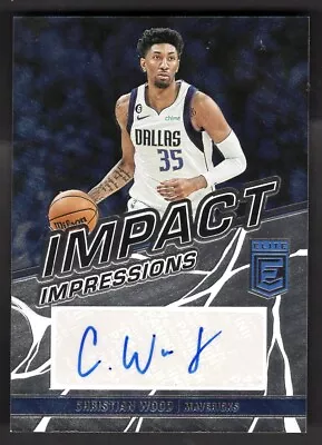 2022-23 Panini Donruss Elite CHRISTIAN WOOD Impact Impressions Auto #II-CWD • $40