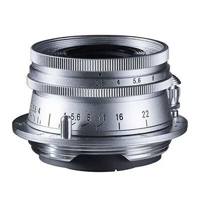 Voigtlander L-Mount 28mm F2.8 Type I COLOR-SKOPAR Aspherical SILVER *BRAND NEW* • $560